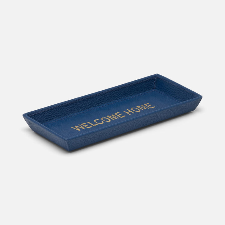 Decorah, Navy, Eyeglass Holder, Welcome Home, Full-Grain Leather, Pack/2