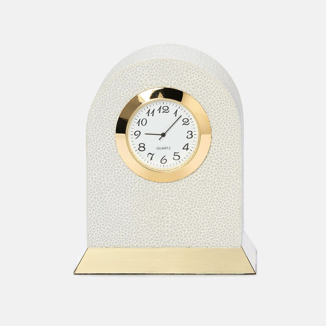 Fondi, Blanc Br, Clock, Realistic Faux Shagreen, M/2