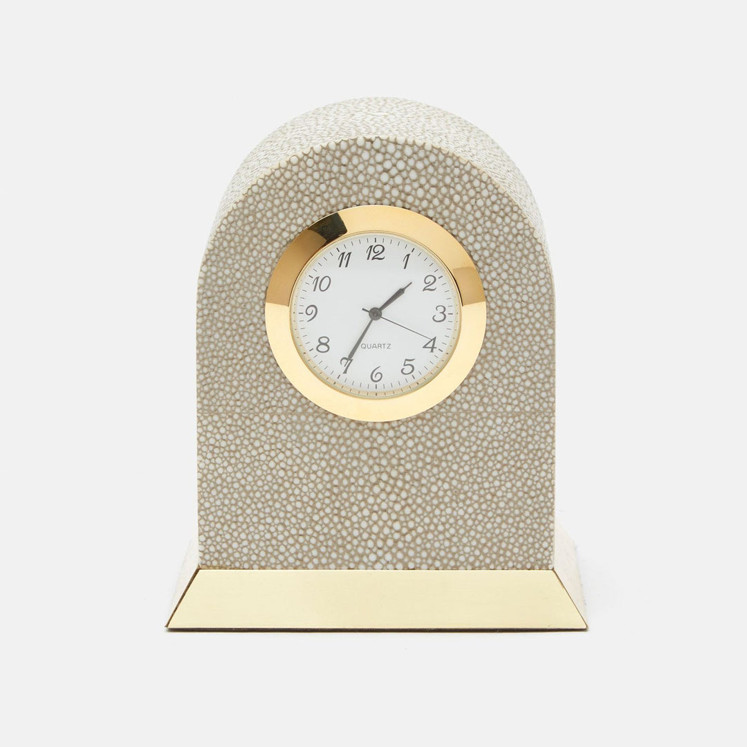 Fondi, Sand, Clock, Realistic Faux Shagreen, M/2