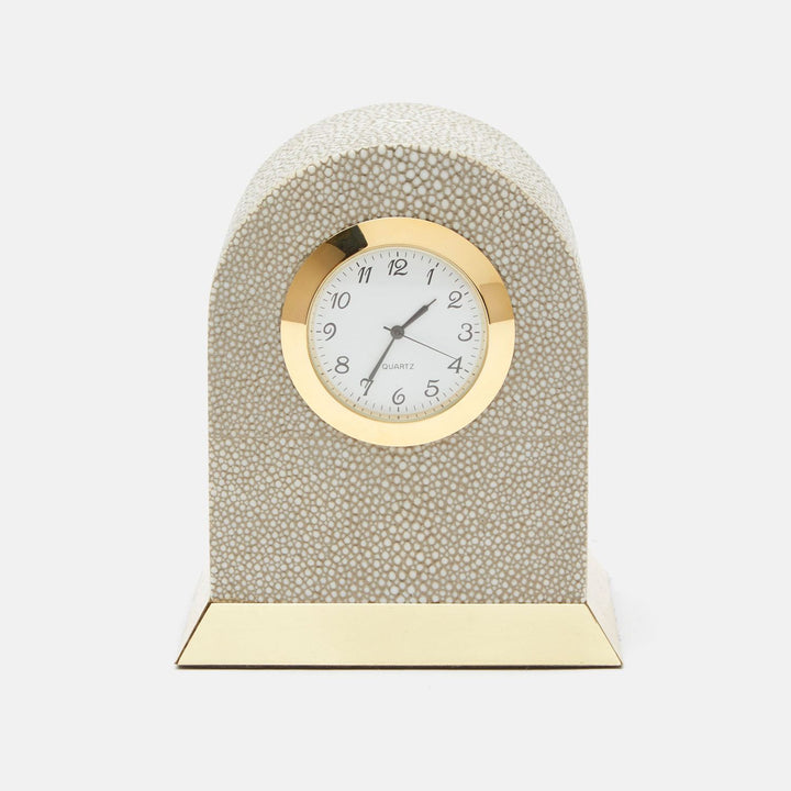 Fondi, Sand, Clock, Realistic Faux Shagreen, M/2