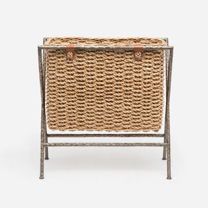 Hemley, Natural, Magazine Rack, Woven Seagrass