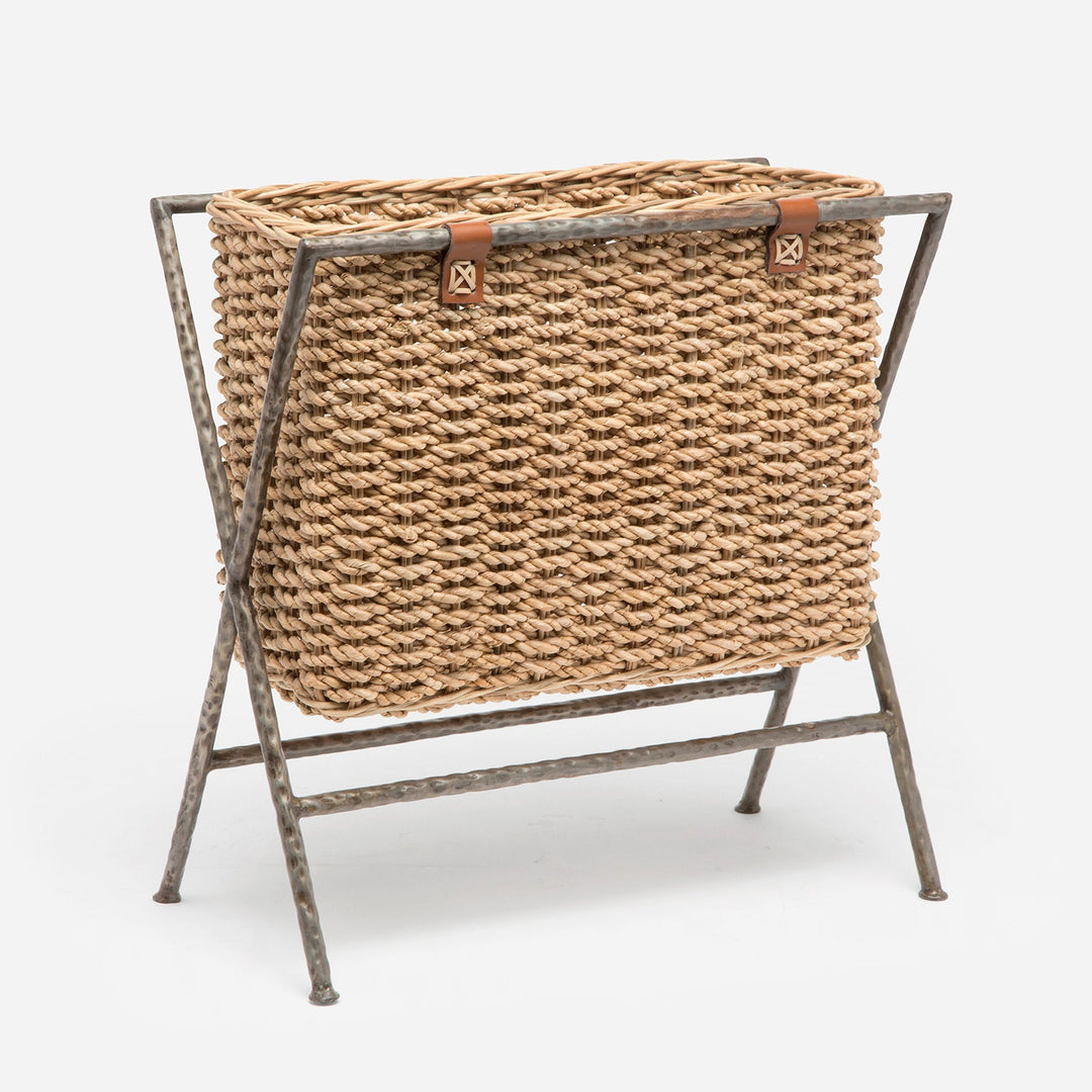Hemley, Natural, Magazine Rack, Woven Seagrass