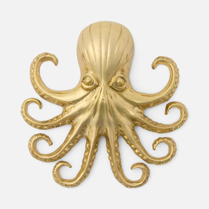 Varnell, Gold, Octopus Paperweight, Brass, Pack/2