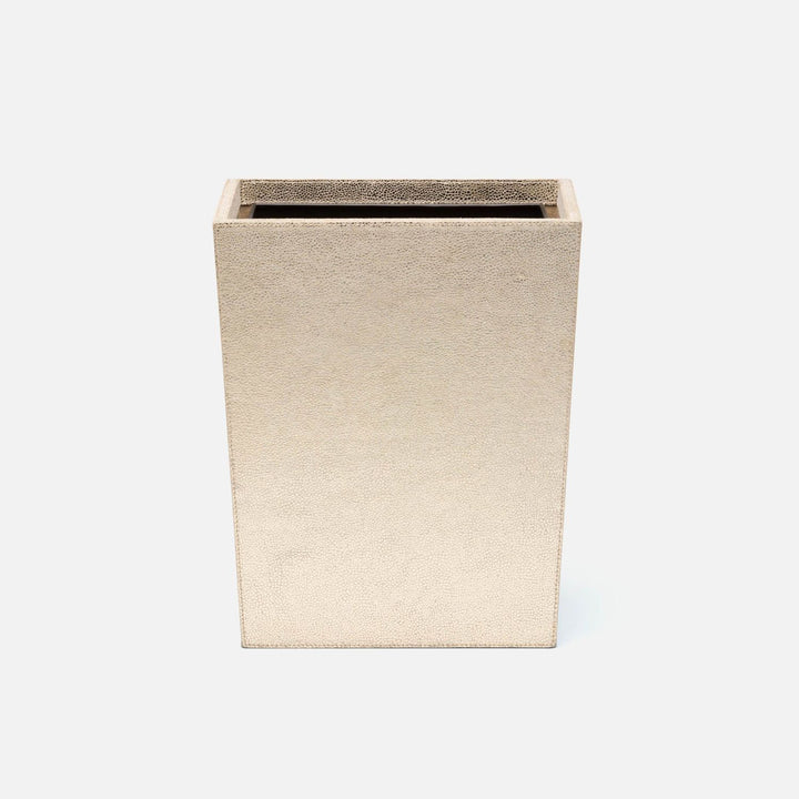 Viana, Gold Foil, Set: Desk Blotter And Rectangular Mouse Pad, Full-Grain Leather