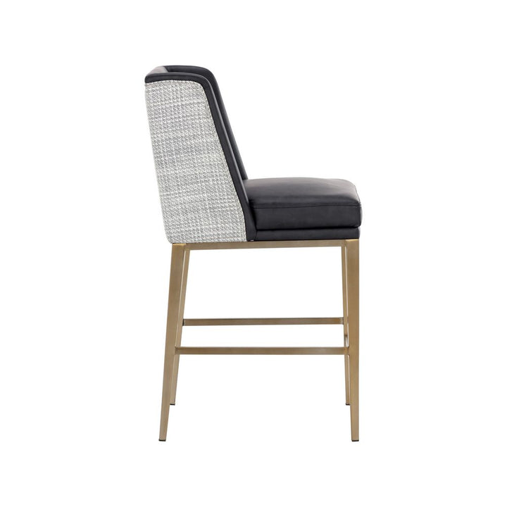 Bar & Counter Stools Joplin Counter Stool - Cantina Black / Vera White Pepper