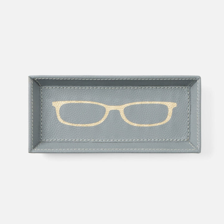 Decorah, Dark Gray, Eyeglass Holder, Glasses, Full-Grain Leather, Pack/2