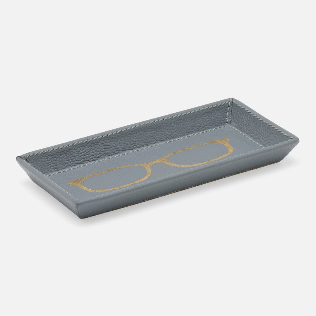 Decorah, Dark Gray, Eyeglass Holder, Glasses, Full-Grain Leather, Pack/2