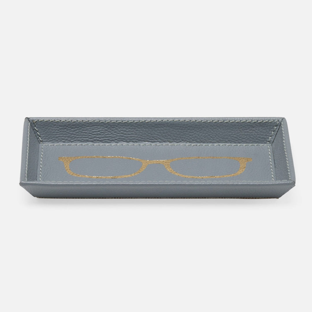 Decorah, Dark Gray, Eyeglass Holder, Glasses, Full-Grain Leather, Pack/2