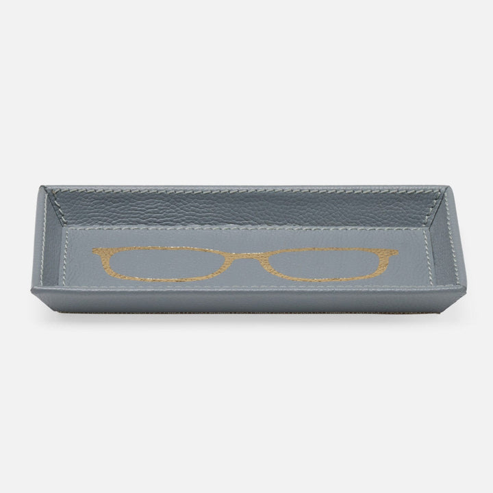 Decorah, Dark Gray, Eyeglass Holder, Glasses, Full-Grain Leather, Pack/2