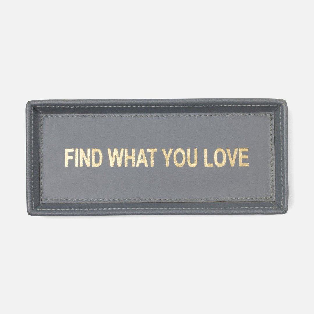 Decorah, Dark Gray, Eyeglass Holder, Find What You Love, Full-Grain Leather, Pack/2