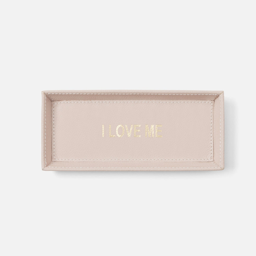 Decorah, Dusty Rose, Eyeglass Holder, I Love Me, Full-Grain Leather, Pack/2