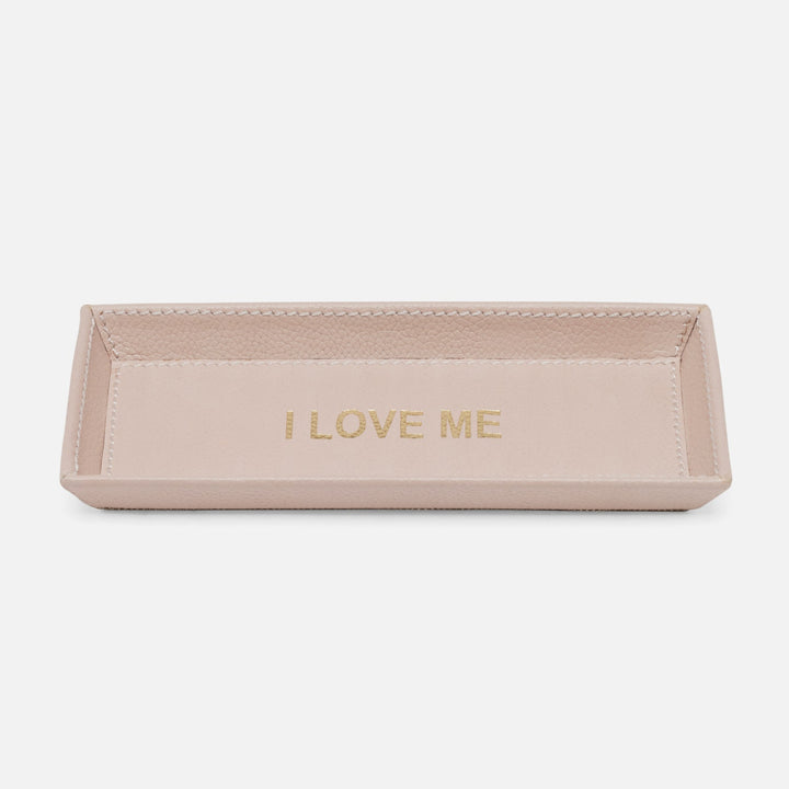 Decorah, Dusty Rose, Eyeglass Holder, I Love Me, Full-Grain Leather, Pack/2