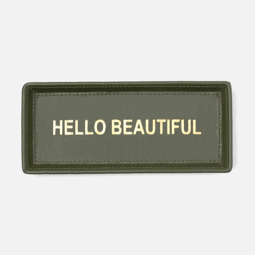Decorah, Forest, Eyeglass Holder, Hello Beautiful, Full-Grain Leather, Pack/2
