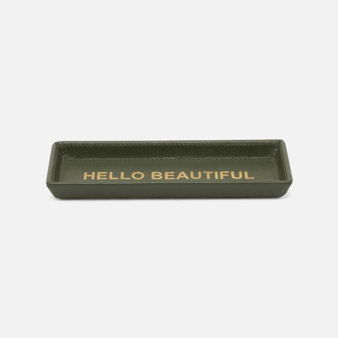 Decorah, Forest, Eyeglass Holder, Hello Beautiful, Full-Grain Leather, Pack/2
