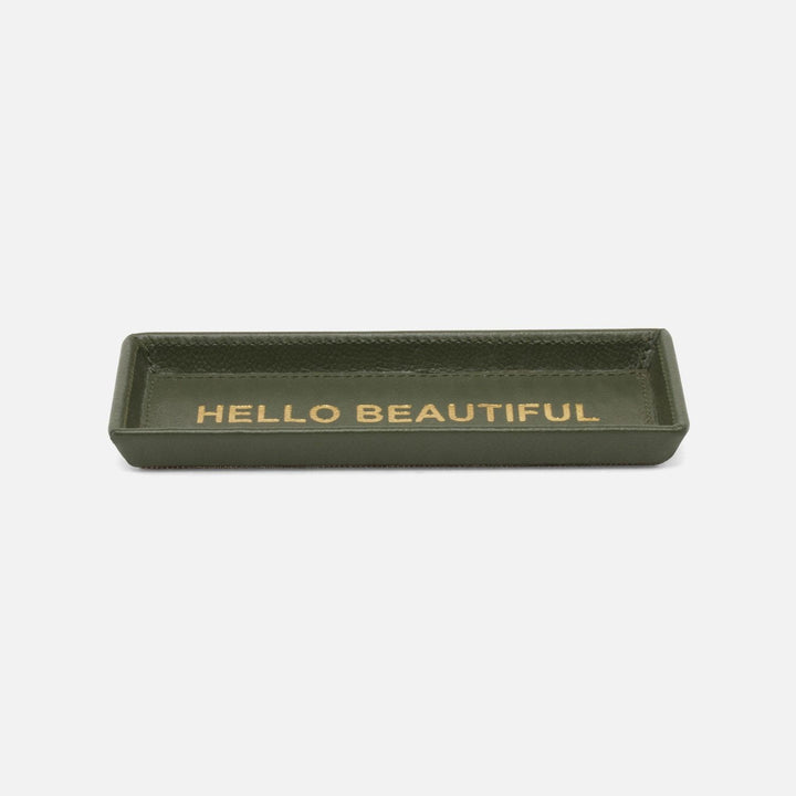 Decorah, Forest, Eyeglass Holder, Hello Beautiful, Full-Grain Leather, Pack/2