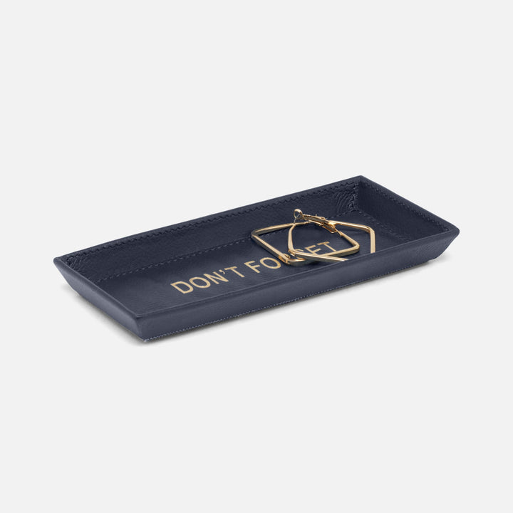 Decorah, Navy, Eyeglass Holder, Don'T Forget, Full-Grain Leather, Pack/2