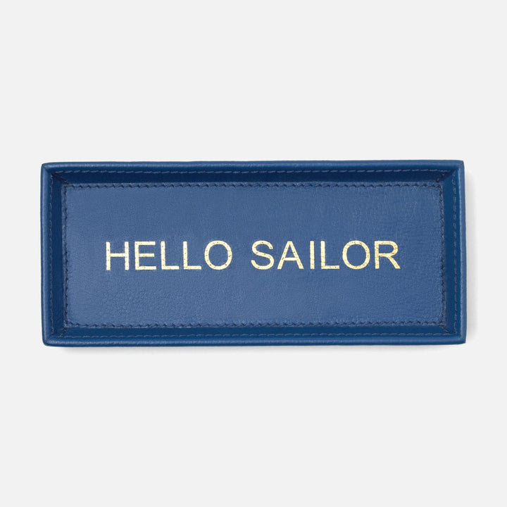 Decorah, Navy, Eyeglass Holder, Hello Sailor, Full-Grain Leather, Pack/2