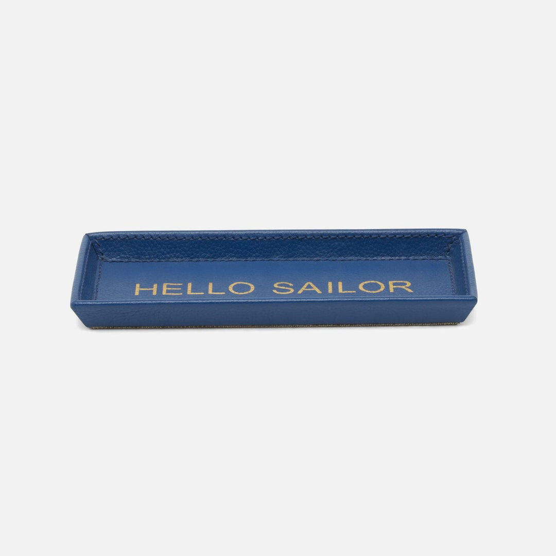 Decorah, Navy, Eyeglass Holder, Hello Sailor, Full-Grain Leather, Pack/2