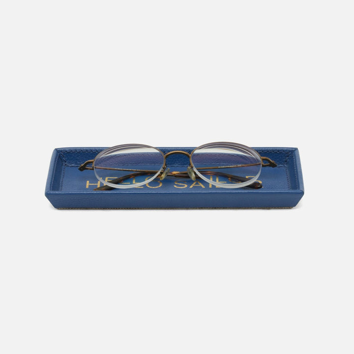 Decorah, Navy, Eyeglass Holder, Hello Sailor, Full-Grain Leather, Pack/2