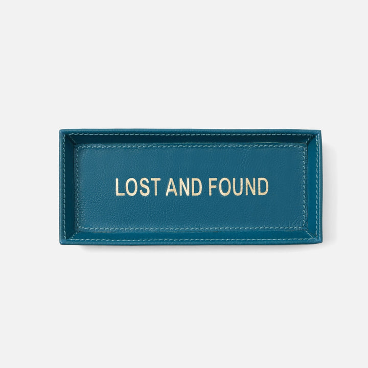 Decorah, Teal, Eyeglass Holder, Lost And Found, Full-Grain Leather, Pack/2