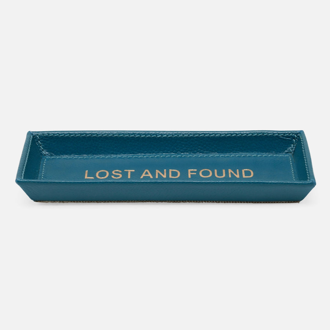 Decorah, Teal, Eyeglass Holder, Lost And Found, Full-Grain Leather, Pack/2