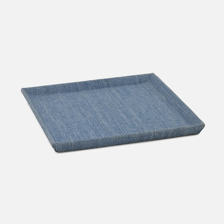 Dresden, Light Blue, Tray, Square, Large, Cotton Jute, Pack/2