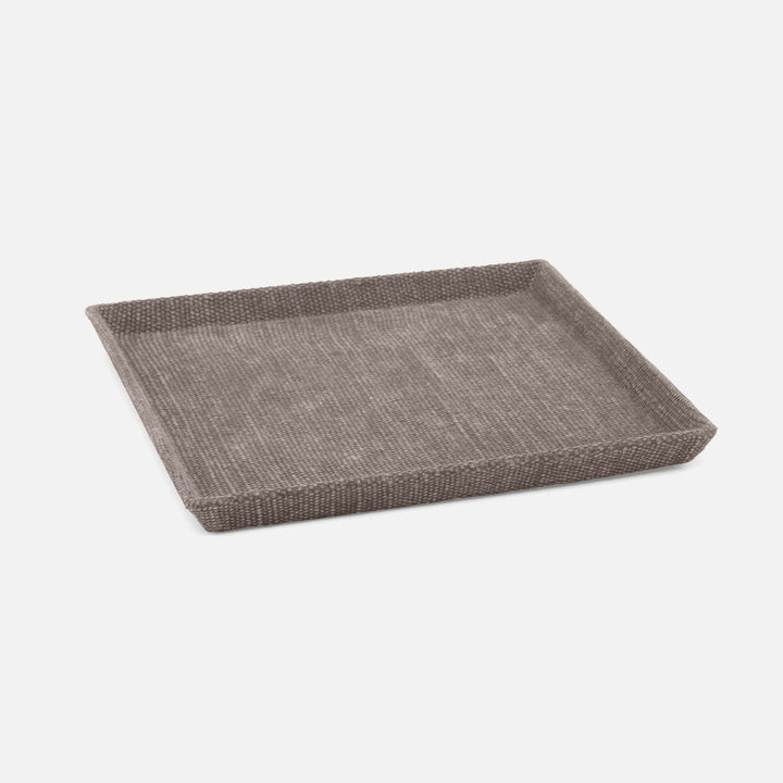 Dresden, Light Gray, Tray, Square, Large, Cotton Jute, Pack/2