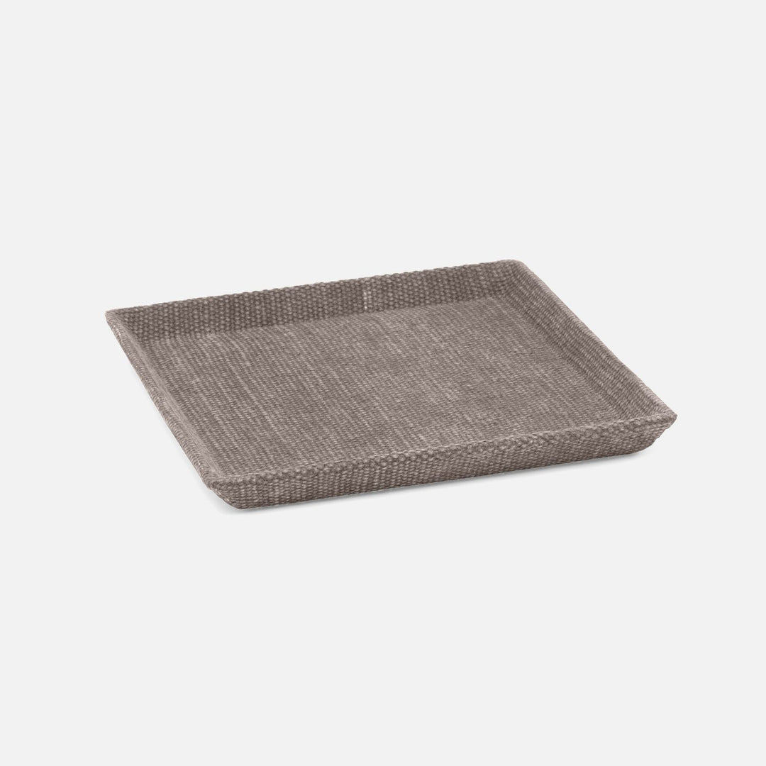 Dresden, Light Gray, Tray, Square, Small, Cotton Jute, Pack/2