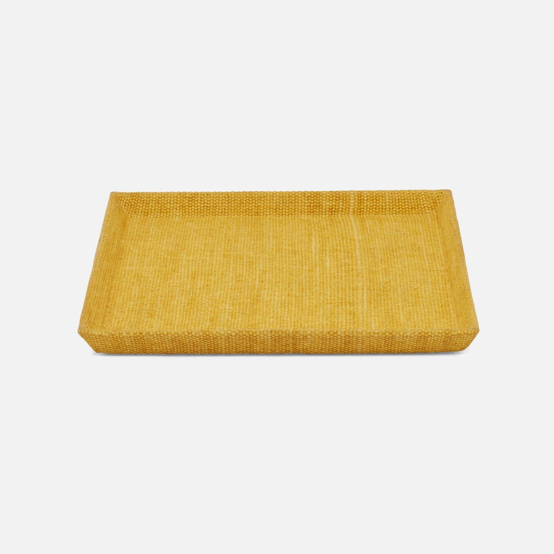 Dresden, Dark Yellow, Tray, Square, Large, Cotton Jute, Pack/2