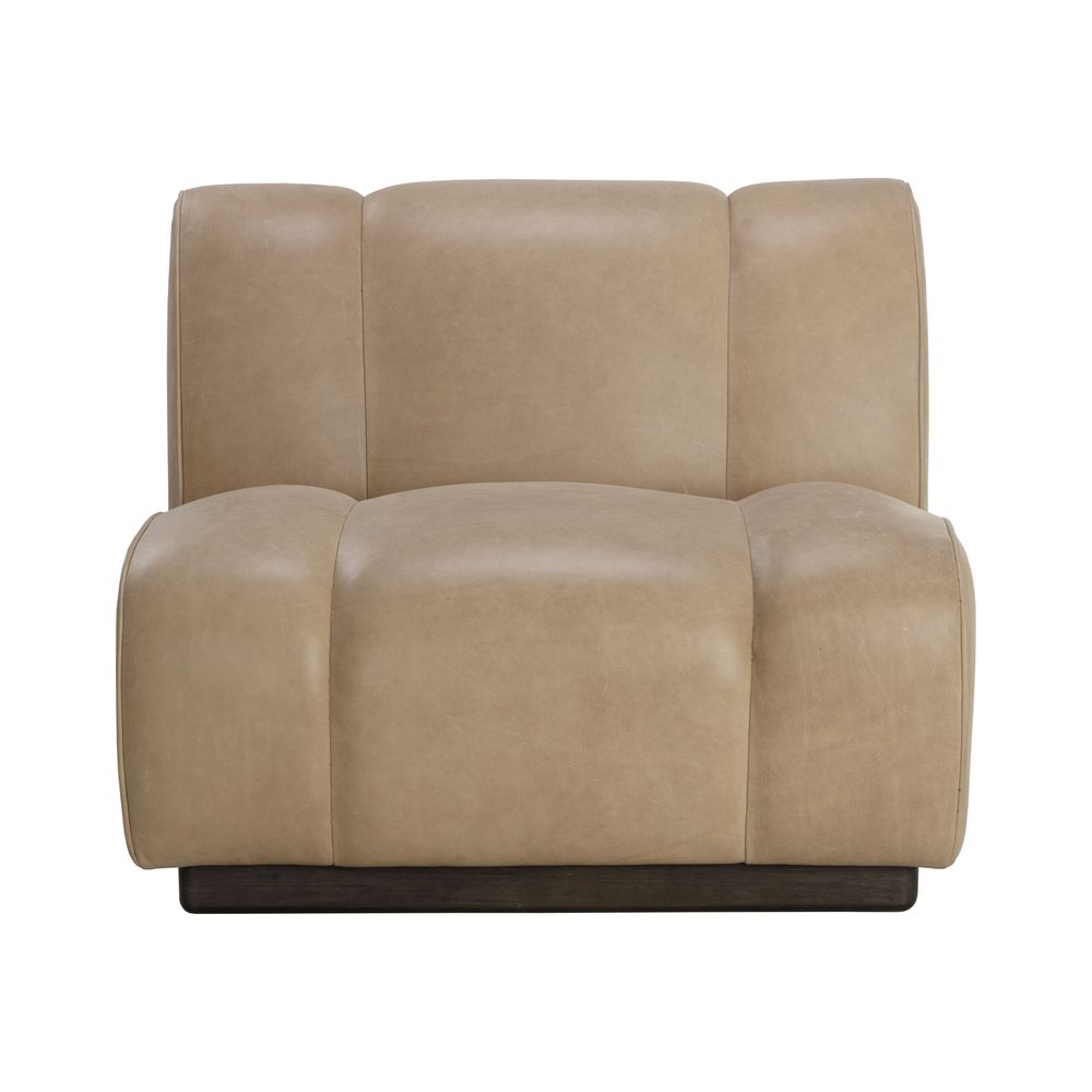 Lounge Chairs Blaise Swivel Lounge Chair - Sahara Sand Leather