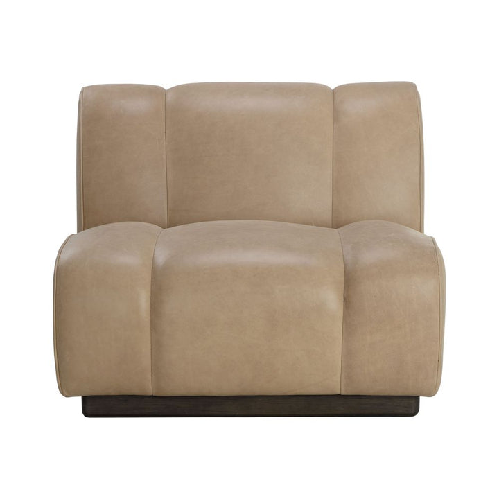 Lounge Chairs Blaise Swivel Lounge Chair - Sahara Sand Leather