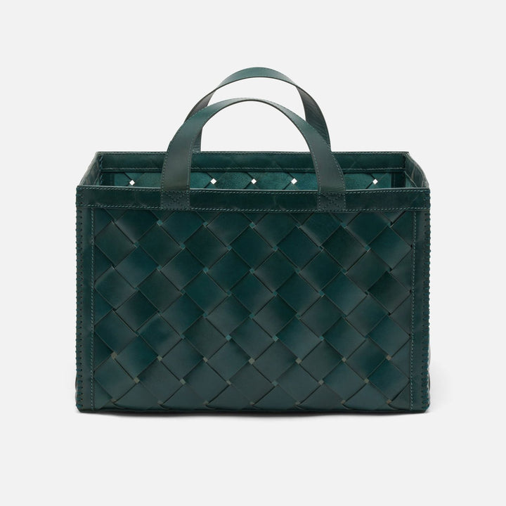 Heriot, Teal, Magazine Holder, Full-Grain Leather