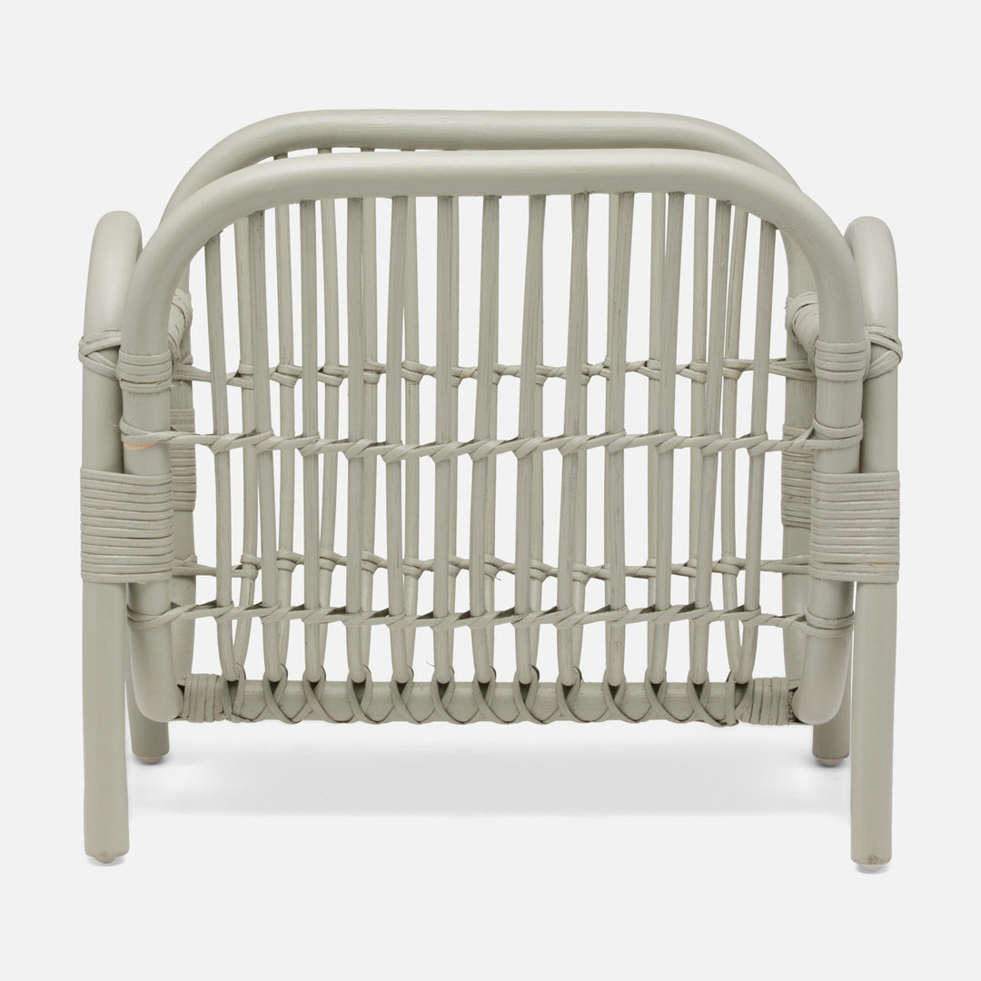 Makassar, Castor Gray, Magazine Holder, Rattan