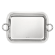 Rectangular Tray with Handles 26x20cm Vertigo Silver Plated