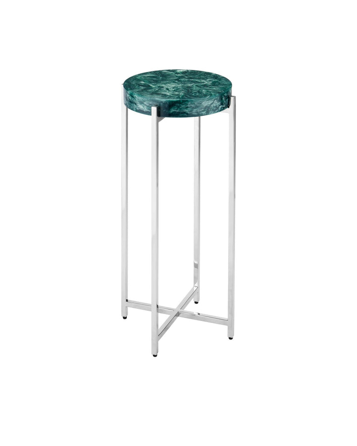 Side Tables Rina Teal Drinks Table
