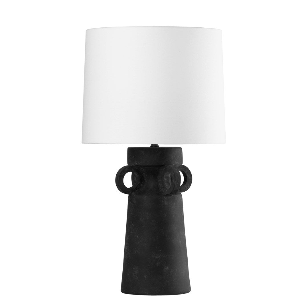 Santa Cruz Table Lamp-Troy Lighting-TROY-PTL3129-PBR/CAK-Table Lamps-1-France and Son