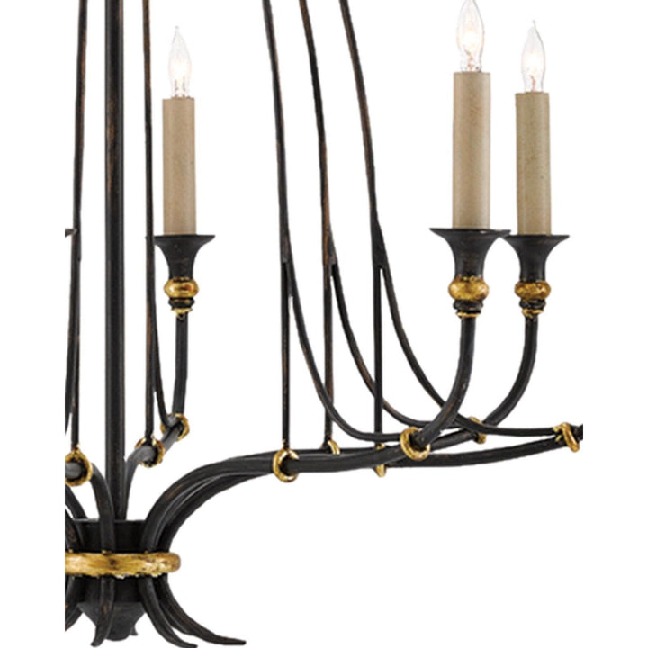 Folgate Small Black Chandelier