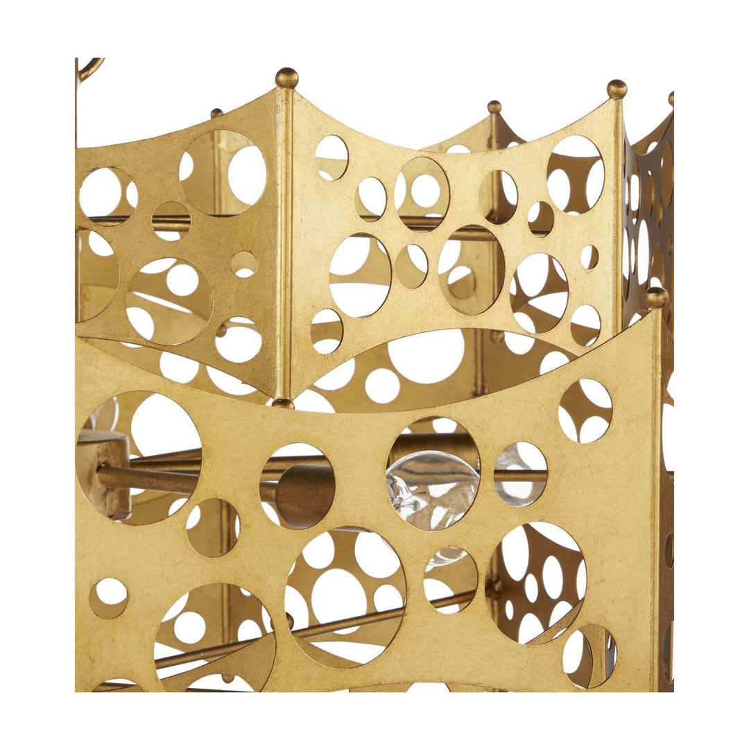 Emmental Gold Chandelier