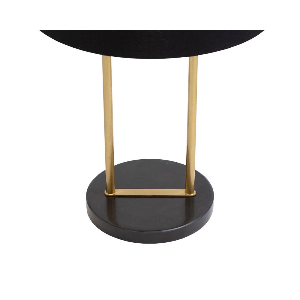 Table Lamps Kezna Table Lamp - Black Marble - Matte Black