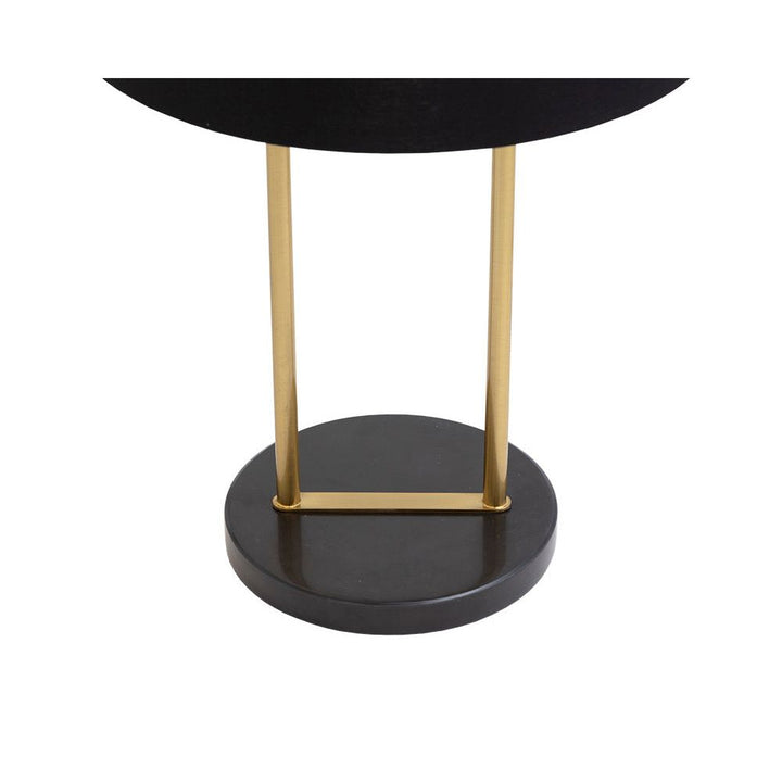 Table Lamps Kezna Table Lamp - Black Marble - Matte Black