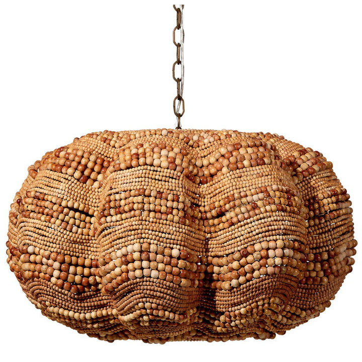 Clamshell Chandelier-Jamie Young-JAMIEYO-5CLAM-XLNA-ChandeliersNatural-7-France and Son