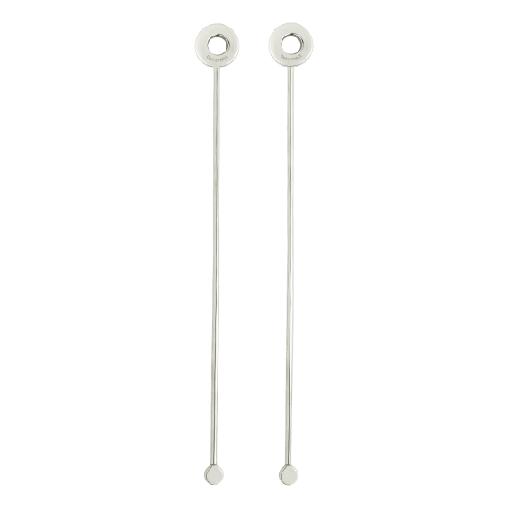 Stainless Steel Cocktail Stirrers, Set of 2 Oh de Christofle Cocktail Glass