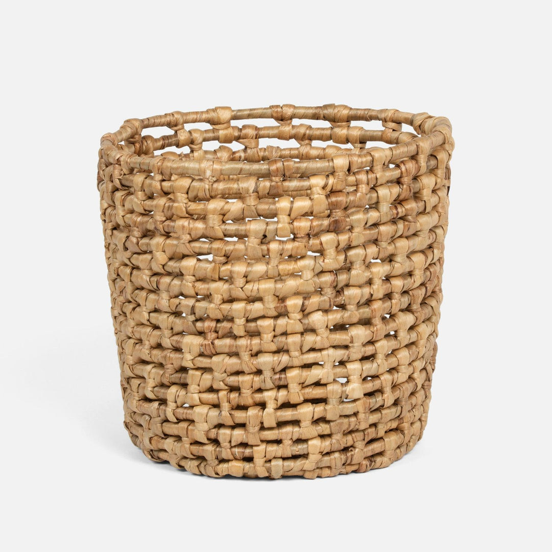 Astoria, Natural, Basket, Round, Water Hyacinth