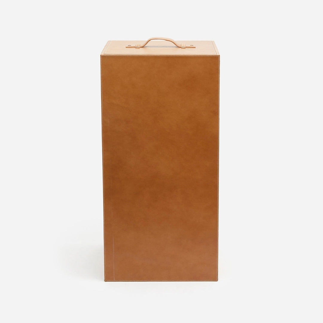 Barnet, Aged Camel, Hamper, Square Straight, Full-Grain Leather
