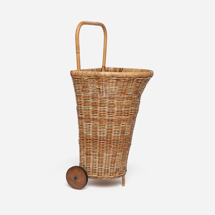 Chambery, Natural, Shopping Cart, Rattan