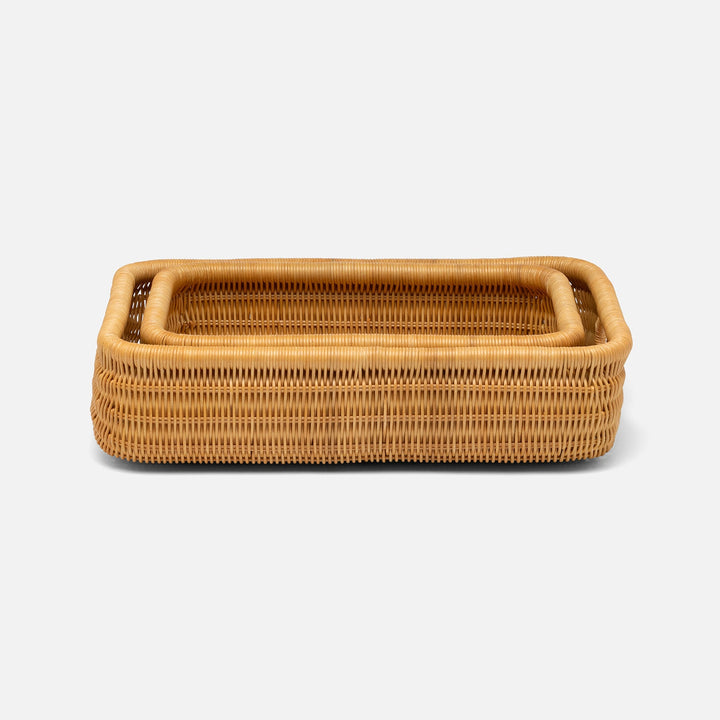 Lorain, Light Honey, Storage Baskets, Rattan, S/2