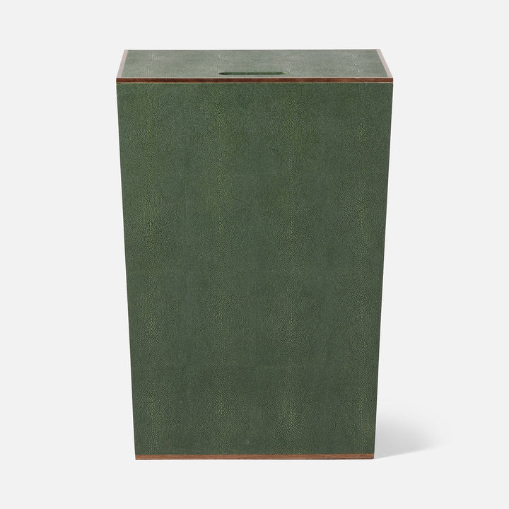 Northwich, Juniper, Hamper, Rectangular Tapered, Realistic Faux Shagreen