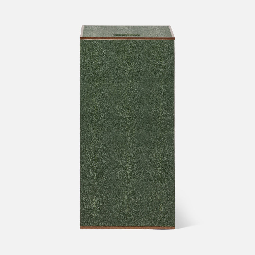 Northwich, Juniper, Hamper, Square Straight, Realistic Faux Shagreen