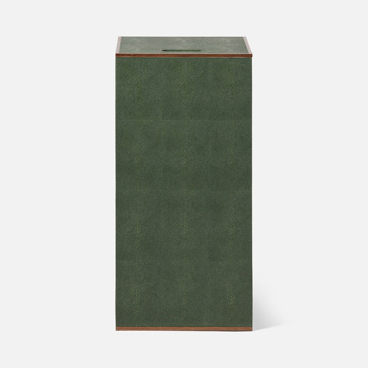 Northwich, Juniper, Hamper, Square Straight, Realistic Faux Shagreen