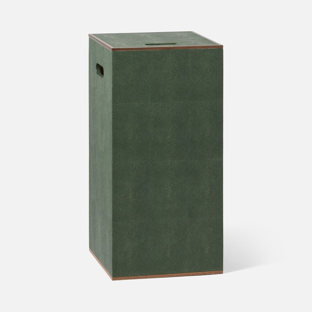 Northwich, Juniper, Hamper, Square Straight, Realistic Faux Shagreen